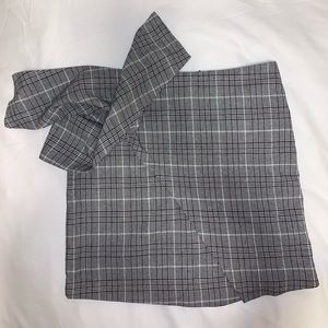 TOBI plaid skirt